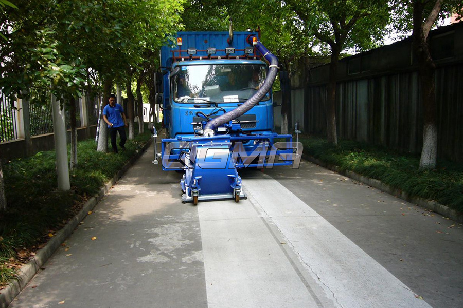 移动式路面抛丸机