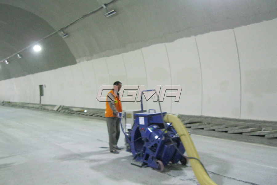 移动式路面抛丸机