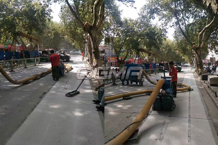 移动式路面抛丸机