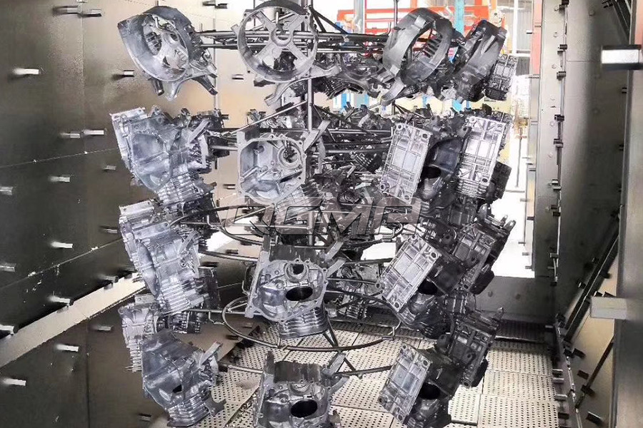 动车组工件清理方案
