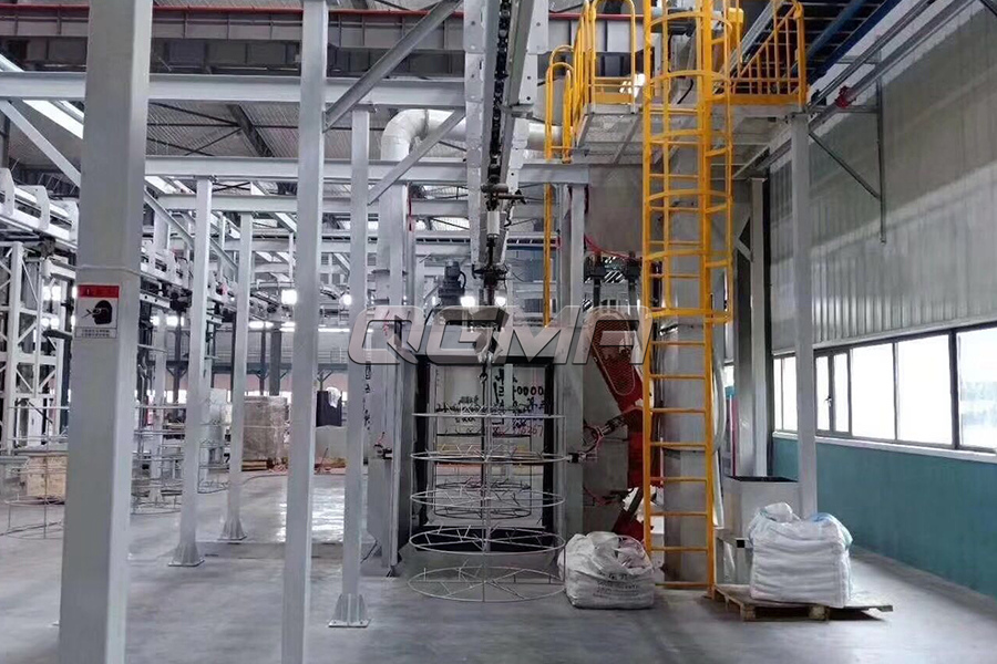 动车组工件清理方案