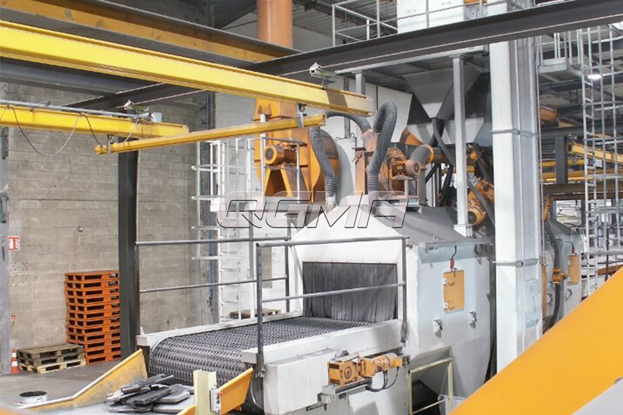 飞机发动机零部件抛丸除锈强化方案