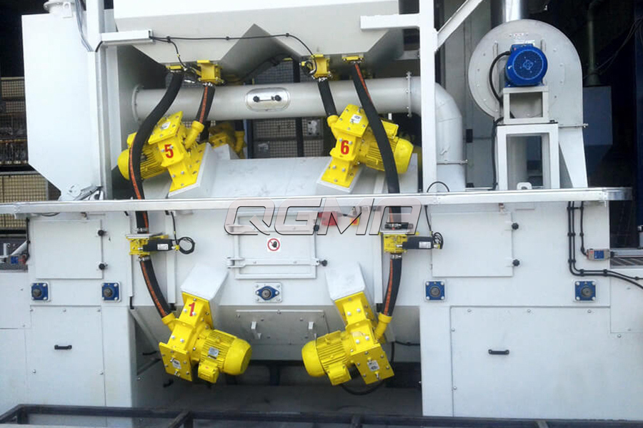 飞机发动机零部件抛丸除锈强化方案